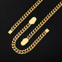 Lataa kuva Galleria-katseluun, Cuban link 8mm 18k kullattu tuotekuva