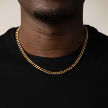 Lataa kuva Galleria-katseluun, Cuban Link Gold Plated Adjustable Length