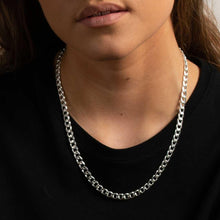 Lataa kuva Galleria-katseluun, Cuban Link - 6mm (Hopeapinnoitettu) - Feebe.fi