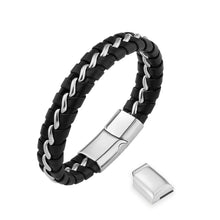 Lataa kuva Galleria-katseluun, Nahkarannekoru - Feebe.fi