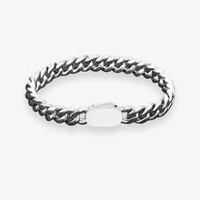 Lataa kuva Galleria-katseluun, cuban link rannekoru hopea 8mm tuotekuva